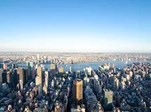 click to zoom Manhattan from the observation deck of Empire State Building, New York City, USA